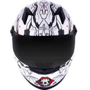 CAPACETE LS2 FF358 CRAZY CLOWN - BRANCO