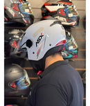 Capacete ASX Aberto City Air Branco