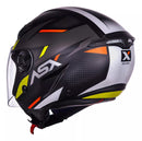 Capacete Asx Aberto City Air Preto / Amarelo