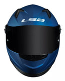 CAPACETE LS2 FF358 MONOCOLOR MATT FOSCO AZUL BLUE