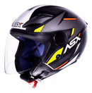 Capacete Asx Aberto City Air Preto / Amarelo
