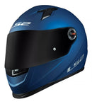 CAPACETE LS2 FF358 MONOCOLOR MATT FOSCO AZUL BLUE