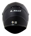 CAPACETE LS2 FF358 CLASSIC MONOCOLOR PRETO FOSCO