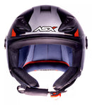 Capacete ASX Aberto City Air preto/vermelho