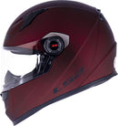 CAPACETE LS2 FF358 MONOCOLOR VERMELHO FOSCO