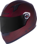 CAPACETE LS2 FF358 MONOCOLOR VERMELHO FOSCO