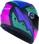 CAPACETE LS2 FF358 MASTERPIECE ROSA/ROXO/VERDE