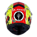 CAPACETE LS2 FF358 RENATO GARCIA VERMELHO/AMARELO