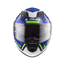 CAPACETE LS2 FF320 STREAM EDGE AZUL/BRANCO