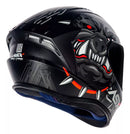 Capacete Asx Draken Bull Cyber Fosco Preto Grafite