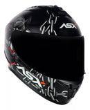 Capacete Asx Draken Bull Cyber Fosco Preto Grafite