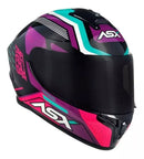 Capacete Asx Draken Cougar Brilhante Esportivo Preto
