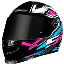 Capacete LS2 FF358 Xdron - Branco/Rosa/Azul Cyan