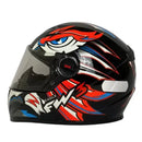 Capacete FW3 GTN Eagle Vermelho Azul Preto