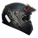 Capacete FW3 GTX Classic Preto Fosco C/ Viseira Solar