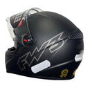 Capacete FW3 GTX Classic Preto Fosco C/ Viseira Solar