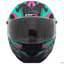 CAPACETE FW3 GTN R1 PRETO AZUL ROSA FOSCO