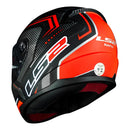 CAPACETE LS2 FF358 RAPID DOOM VERMELHO